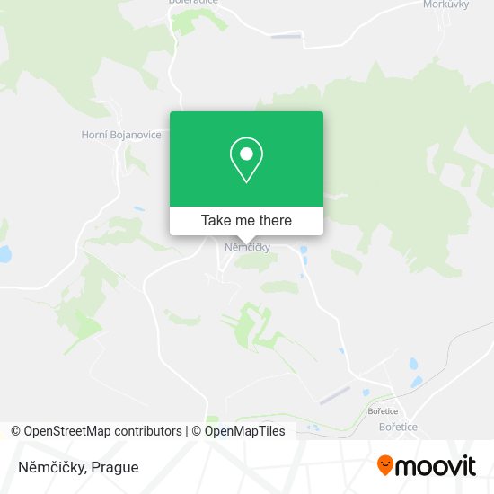 Němčičky map
