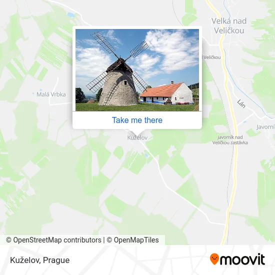 Карта Kuželov
