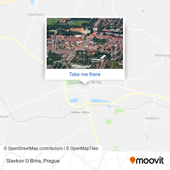 Карта Slavkov U Brna