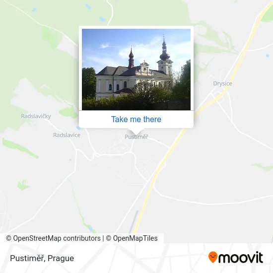Карта Pustiměř