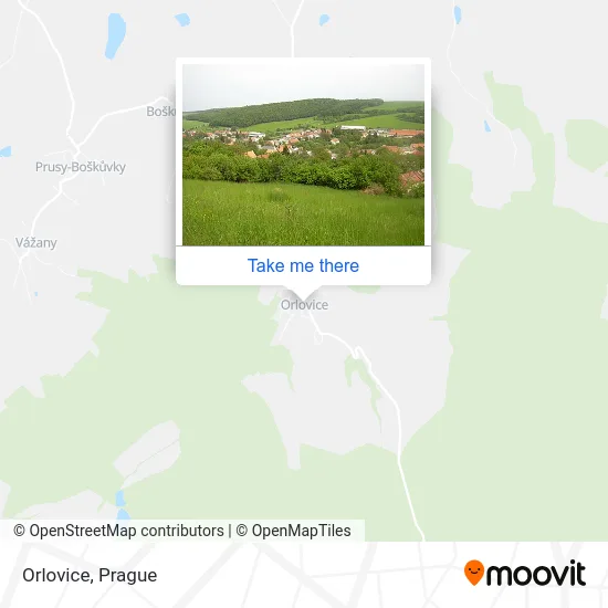 Карта Orlovice