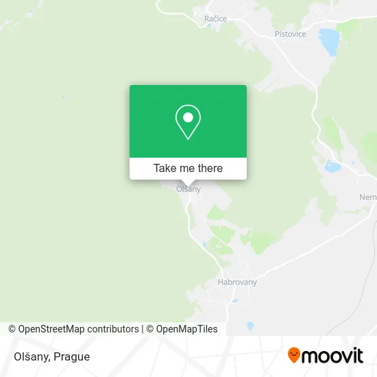 Карта Olšany