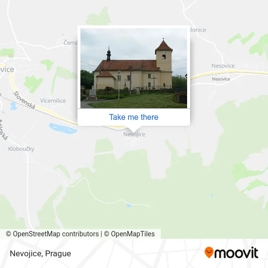 Карта Nevojice
