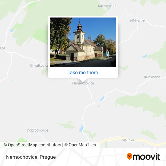 Карта Nemochovice