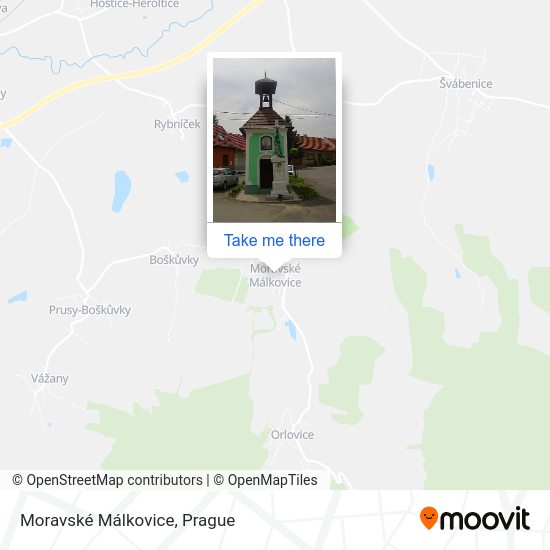 Moravské Málkovice map