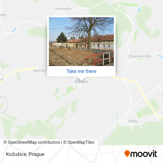 Карта Kožušice