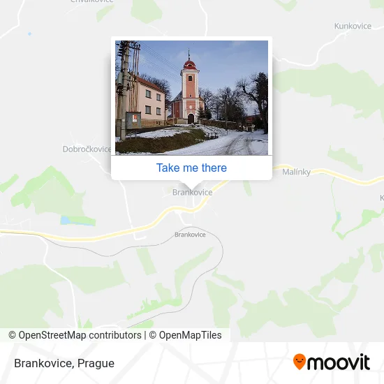 Карта Brankovice