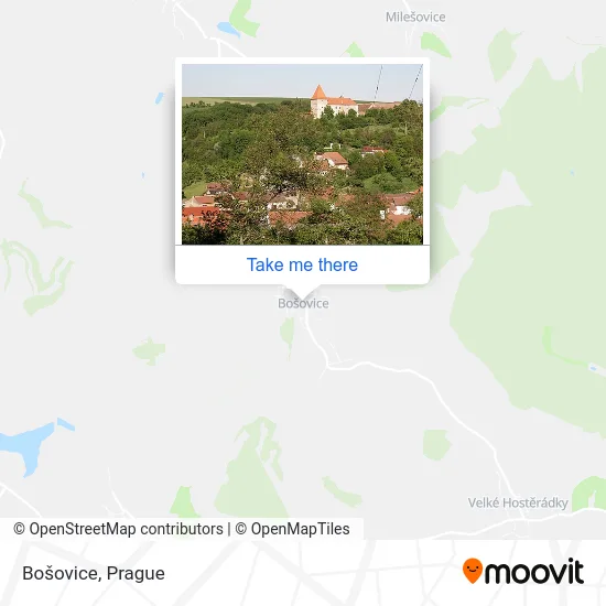 Карта Bošovice