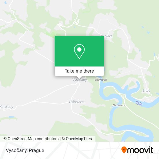 Карта Vysočany
