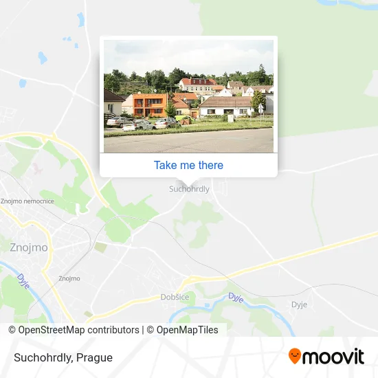 Карта Suchohrdly