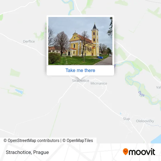 Карта Strachotice