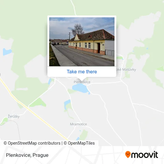 Карта Plenkovice