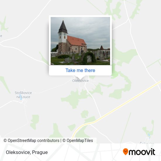 Oleksovice map