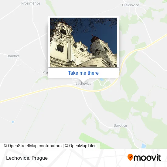Карта Lechovice