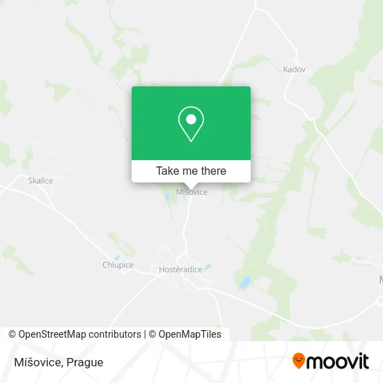 Карта Míšovice