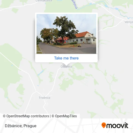 Карта Džbánice