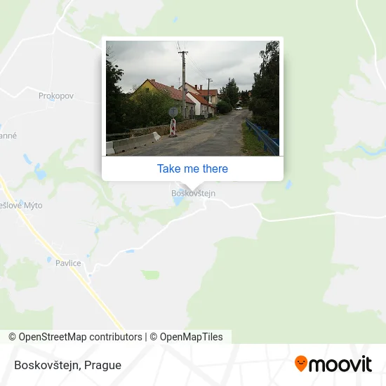 Карта Boskovštejn