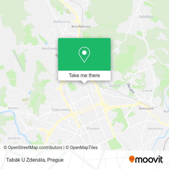 Tabák U Zdenála map