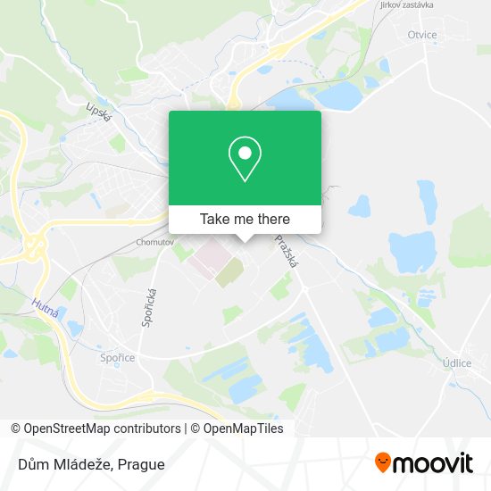 Dům Mládeže map