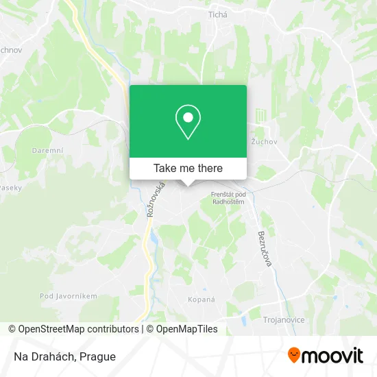 Карта Na Drahách