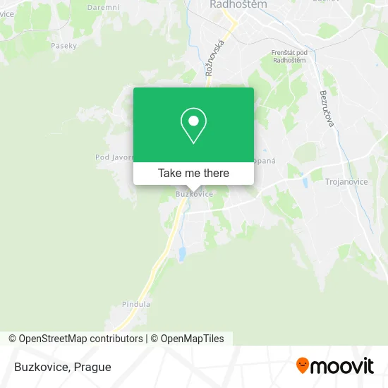 Карта Buzkovice