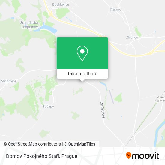 Domov Pokojného Stáří map