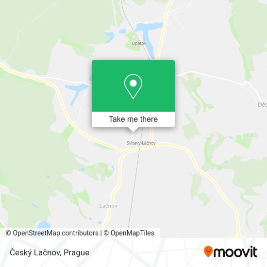 Český Lačnov map