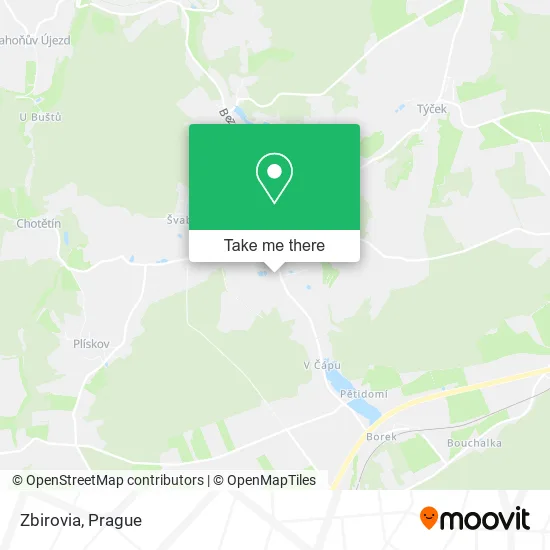 Карта Zbirovia