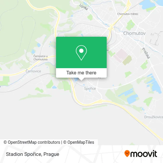 Карта Stadion Spořice