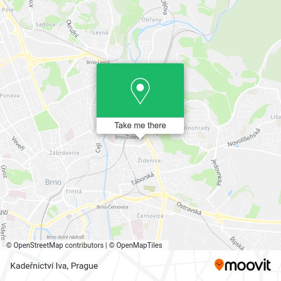 Kadeřnictví Iva map