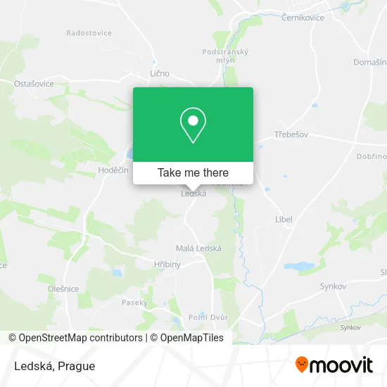 Карта Ledská