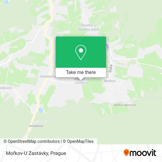 Mořkov-U Zastávky map