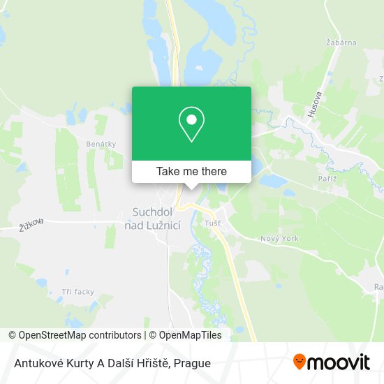 Antukové Kurty A Další Hřiště map