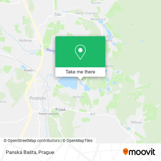 Карта Panská Bašta