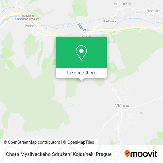 Chata Mysliveckého Sdružení Kojatínek map