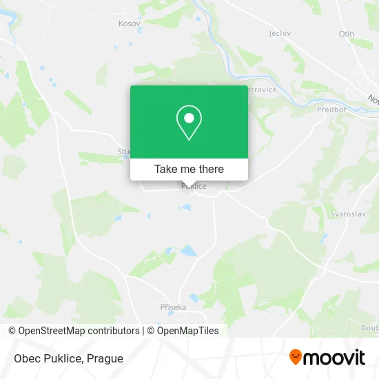 Карта Obec Puklice