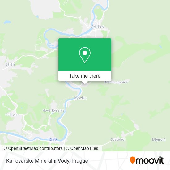 Karlovarské Minerální Vody map