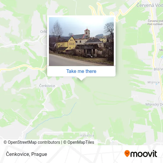 Карта Čenkovice
