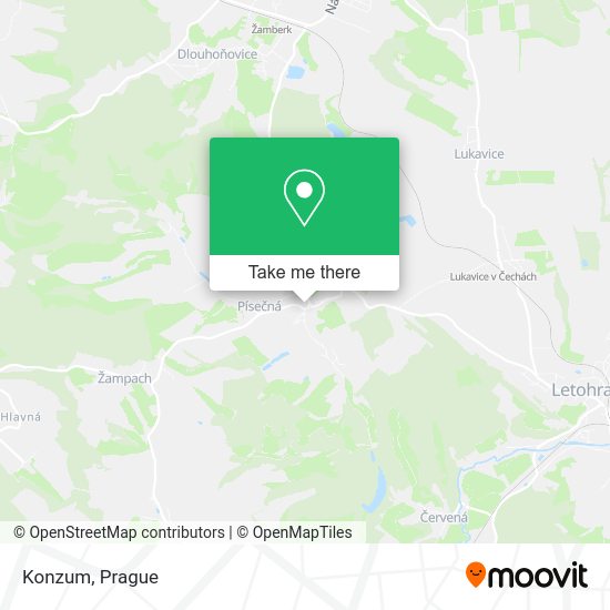 Konzum map