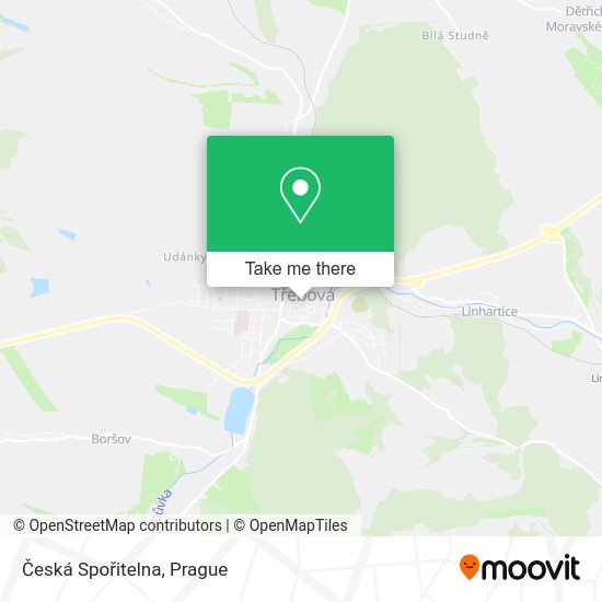 Česká Spořitelna map