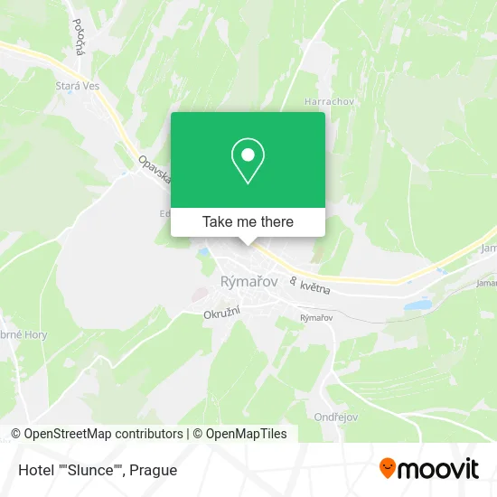 Карта Hotel ""Slunce""