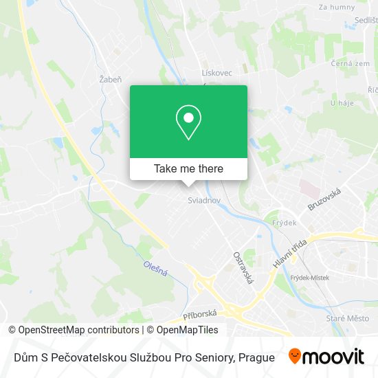 Dům S Pečovatelskou Službou Pro Seniory map