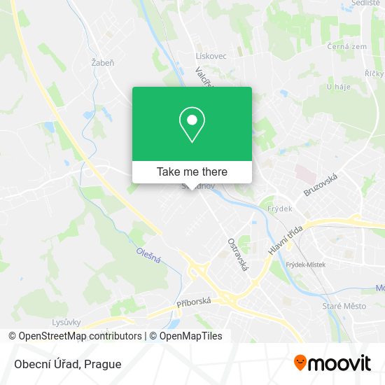 Obecní Úřad map