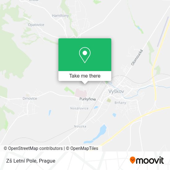 Zš Letní Pole map
