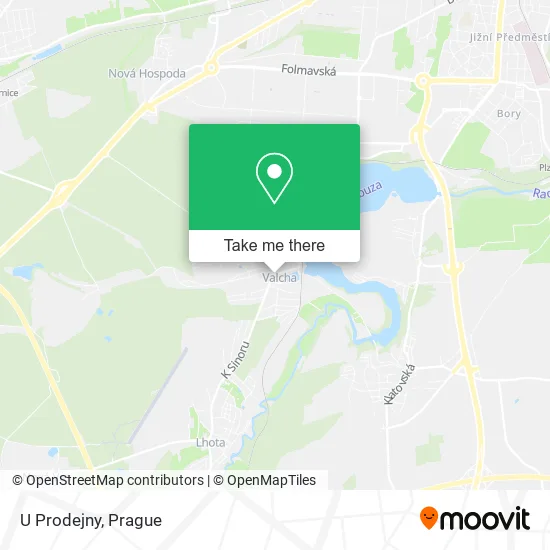 Карта U Prodejny