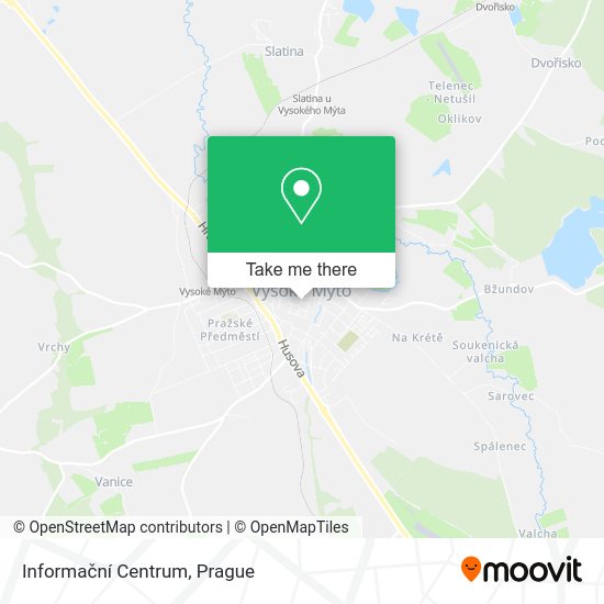 Informační Centrum map