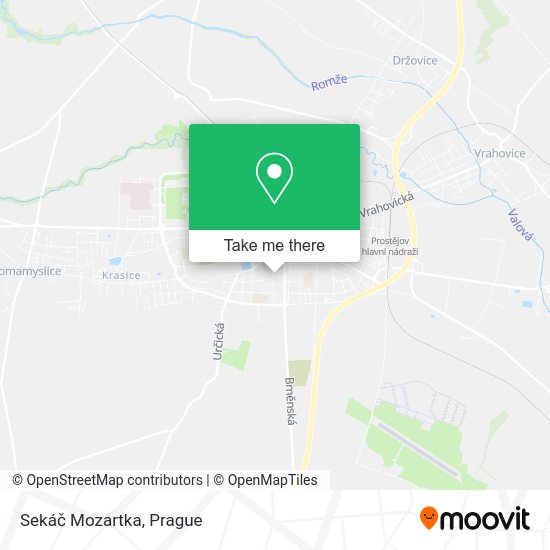 Sekáč Mozartka map
