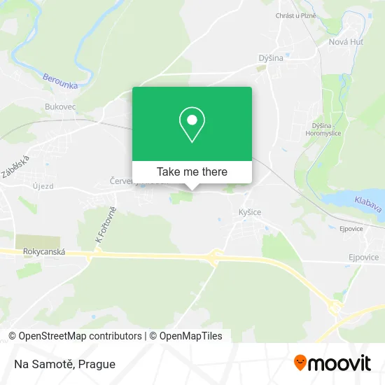 Карта Na Samotě