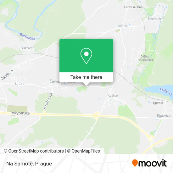 Карта Na Samotě
