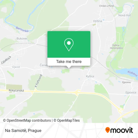 Карта Na Samotě